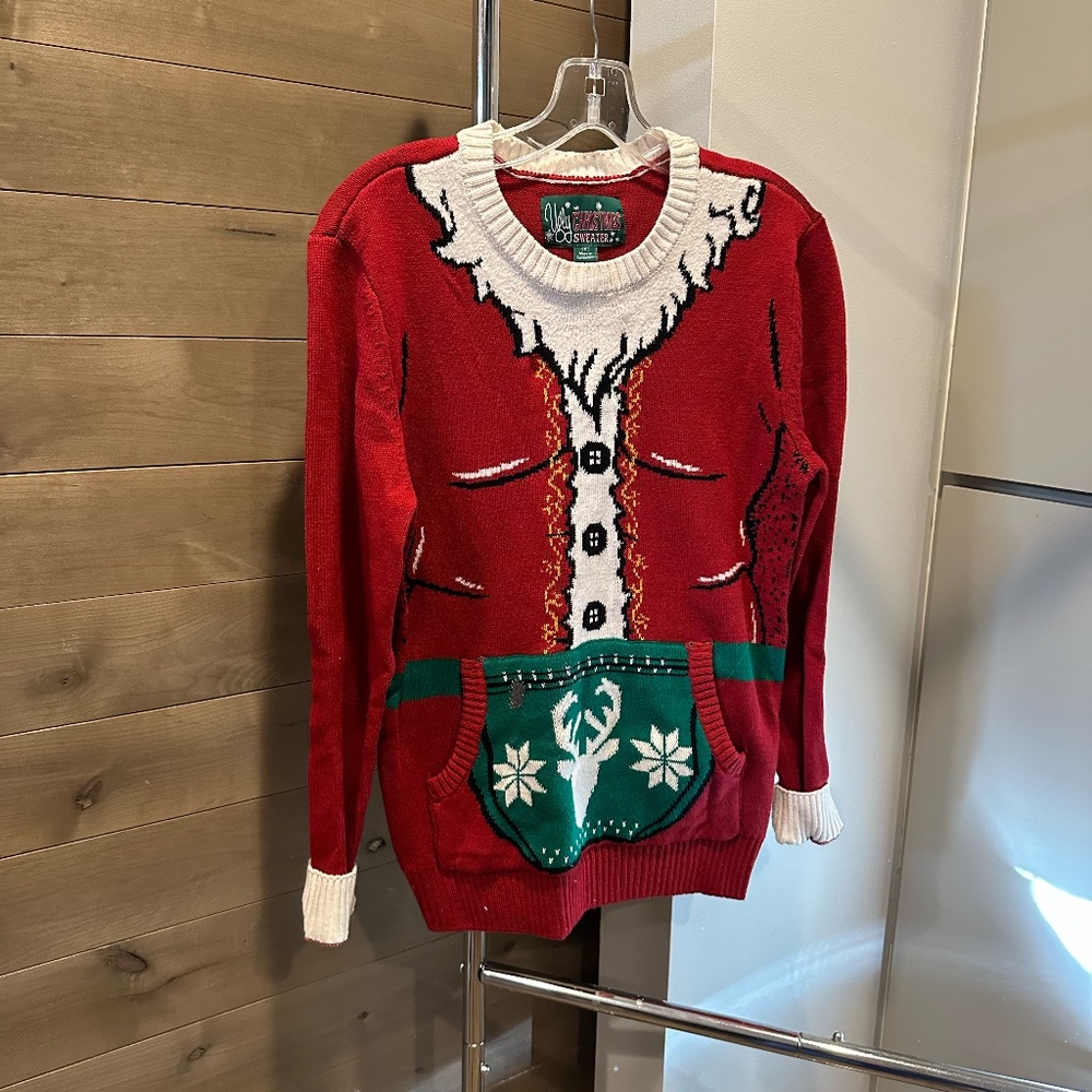 UGLY Christmas Sweater Used - Size Small Mens